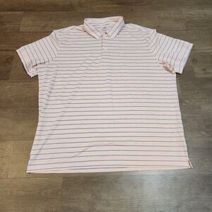 Mizzen Main Golf Polo Shirt Striped Size Xxl